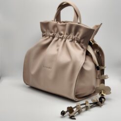 RIPANI - Borsa goffrata nappa nude