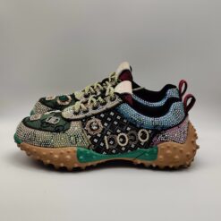 Alternative view of NIS - Sneaker multicolor swarovski fondo riccio in gomma