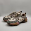 NIS - Sneaker beige rosa swarovski fondo riccio in gomma