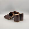 CUIR NOIR - pianella  forma piede capra testa moro tacco 80 - immagine 4