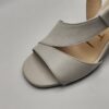 MATTEO PITTI - sandalo fascia incrociata pelle burro tacco 70mm - immagine 5