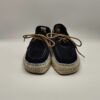 ALHAMAS - espadrilla mocassino barca camoscio blu' fondo corda - immagine 3