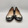NOA - ballerina bottone oro nappa nero tacco 15 - immagine 2