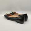 NOA - ballerina bottone oro nappa nero tacco 15 - immagine 4