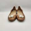 NOA - ballerina bottone oro nappa cuoio tacco 15 - immagine 3