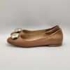 NOA - ballerina bottone oro nappa cuoio tacco 15 - immagine 2
