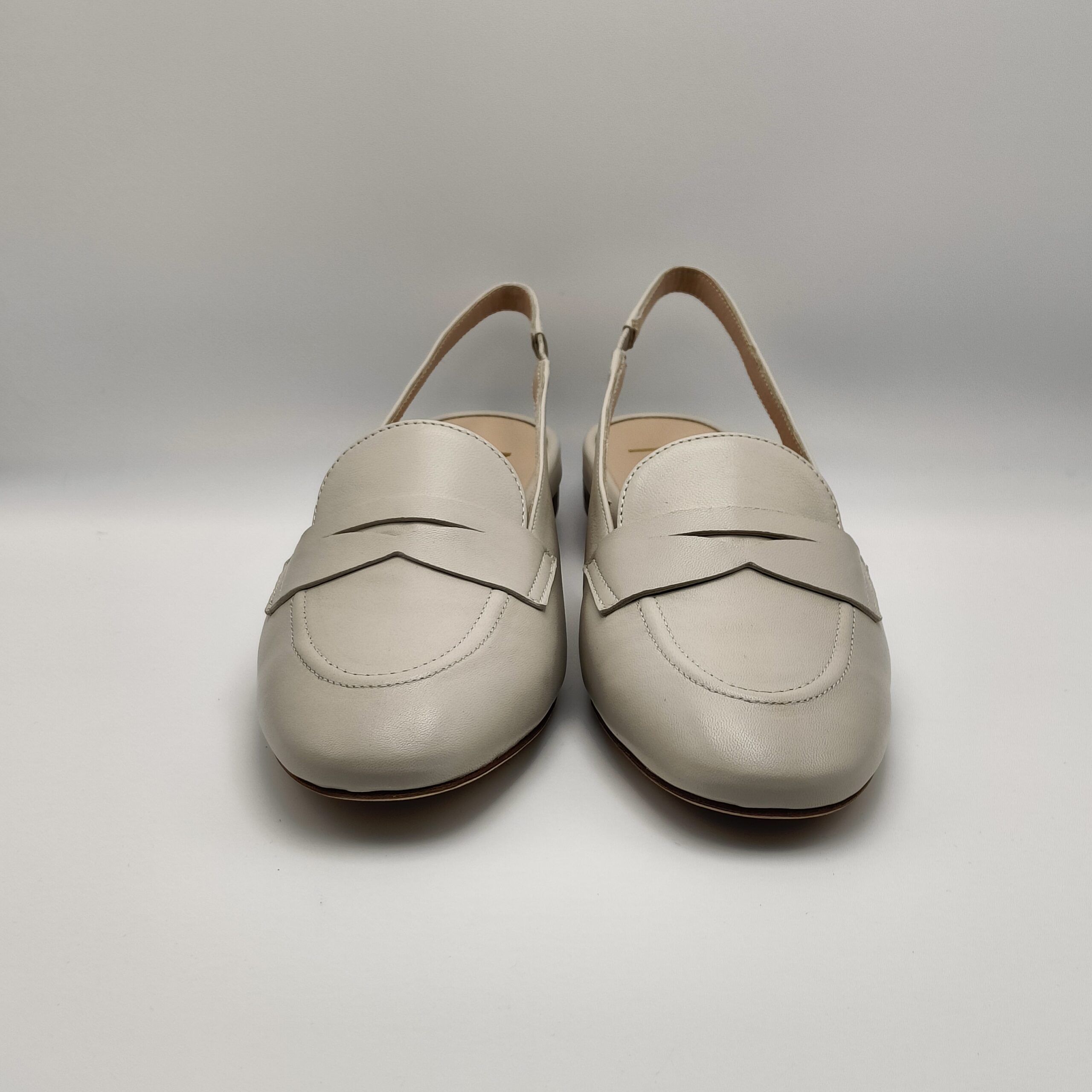 NOA - chanel mocassino nappa burro tacco 15 - immagine 3