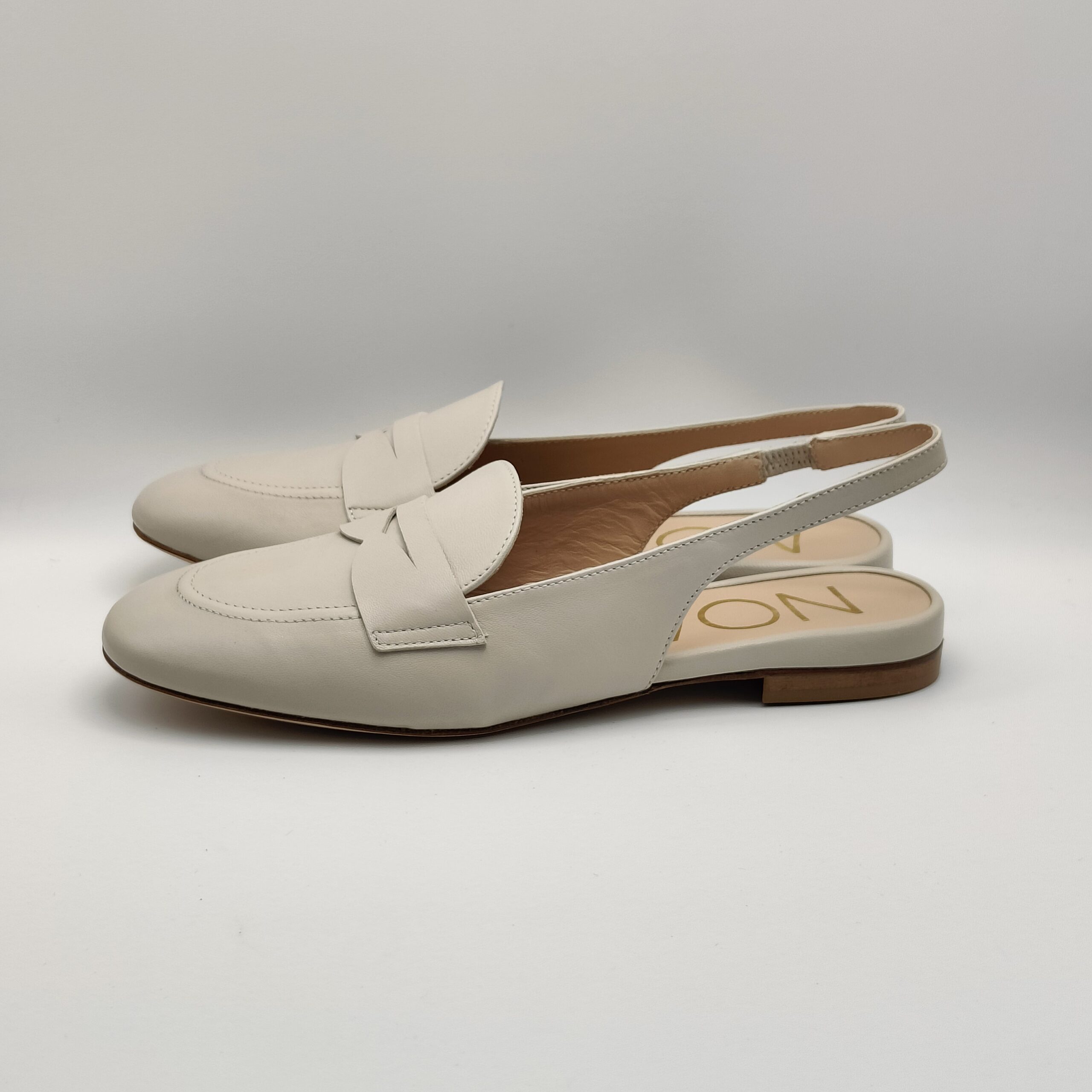 NOA - chanel mocassino nappa burro tacco 15 - immagine 2