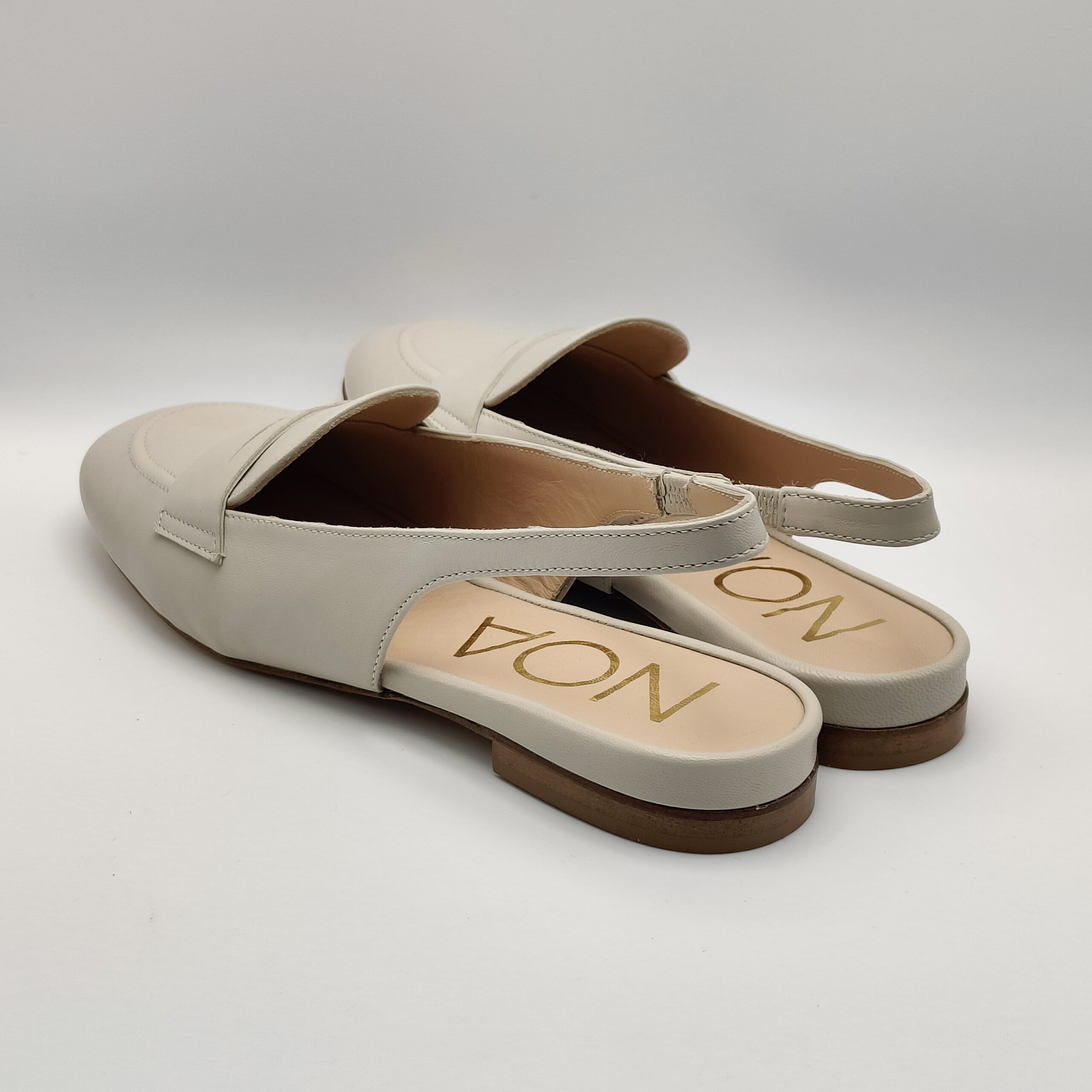 NOA - chanel mocassino nappa burro tacco 15 - immagine 4
