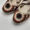 ALHAMAS - espadrilla  tessuto fiore multicolor fondo corda zeppa 70 - immagine 4
