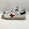 AMA BRAND - sneaker in camoscio grigio e pelle bianca rossa antracite fondo cassetta - immagine 2