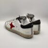 AMA BRAND - sneaker in camoscio grigio e pelle bianca rossa antracite fondo cassetta - immagine 3