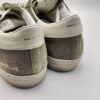 AMA BRAND - sneaker in camoscio verde militare pelle bianca fondo cassetta gomma - immagine 6