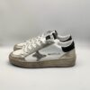 AMA BRAND - sneaker SUN in laminato oro pelle bianca glitter oro fondo cassetta - immagine 2