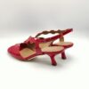 TRES JOLIE - sandalo vernice esagoni rosso tacco 50  - immagine 4