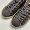 AMA BRAND - sneaker SUN laminato bronzo camoscio testa moro fondo cassetta - immagine 5