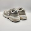 AMA BRAND - sneaker RUN camoscio beige nylon bianco fondo run - immagine 3