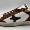 AMA BRAND - sneaker SUN laminato bronzo camoscio testa moro fondo cassetta (Copia) - immagine 4