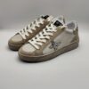 AMA BRAND - sneaker SUN pelle bianco camoscio beige fondo cassetta
