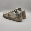 AMA BRAND - sneaker SUN pelle bianco camoscio beige fondo cassetta - immagine 3