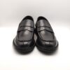 ARCURI - Mocassino fascetta in vitello nero con fondo gomma - immagine 3