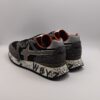 W6YZ - sneaker running in nylon  nero e camoscio grigio fondo gomma scribe - immagine 4