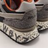W6YZ - sneaker running in nylon  nero e camoscio grigio fondo gomma scribe - immagine 6