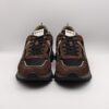 W6YZ - sneaker running in nylon  blu' e camoscio testa moro salvia fondo gomma scribe - immagine 3