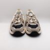 W6YZ - Sneaker in pelle e camoscio grigio tessuto vela nero fondo running - immagine 3