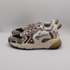 W6YZ - Sneaker in pelle e camoscio grigio tessuto vela nero fondo running - immagine 2